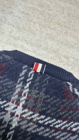 Thom Browne Tartan Check Sweater