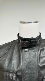 Belstaff Hand-waxed Trialmaster Panther Leather Jacket