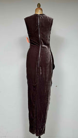 Rick Owens Velvet Long N/S Dress