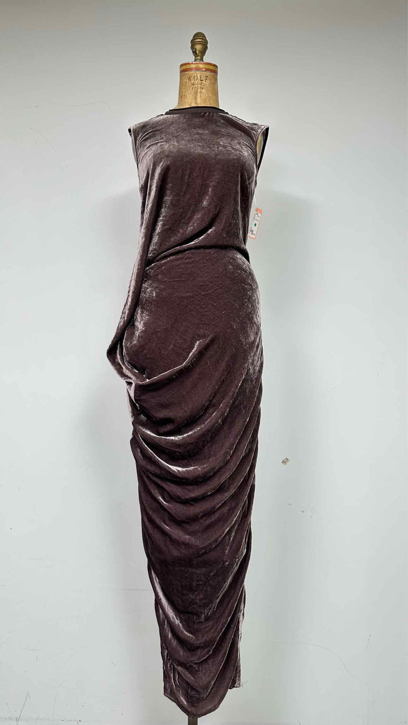 Rick Owens Velvet Long N/S Dress