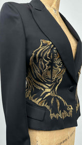 Alexander McQueen Embroidered Tiger Jacket