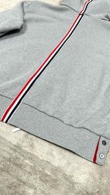 Thom Browne Zip-up Back Stripe Hoodie