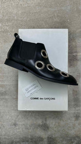 Comme Des Garçons Metal Ring Gooment Boots