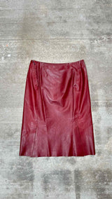 Gucci Leather Skirt