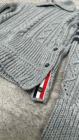 Thom Browne High-neck Cable Sweater