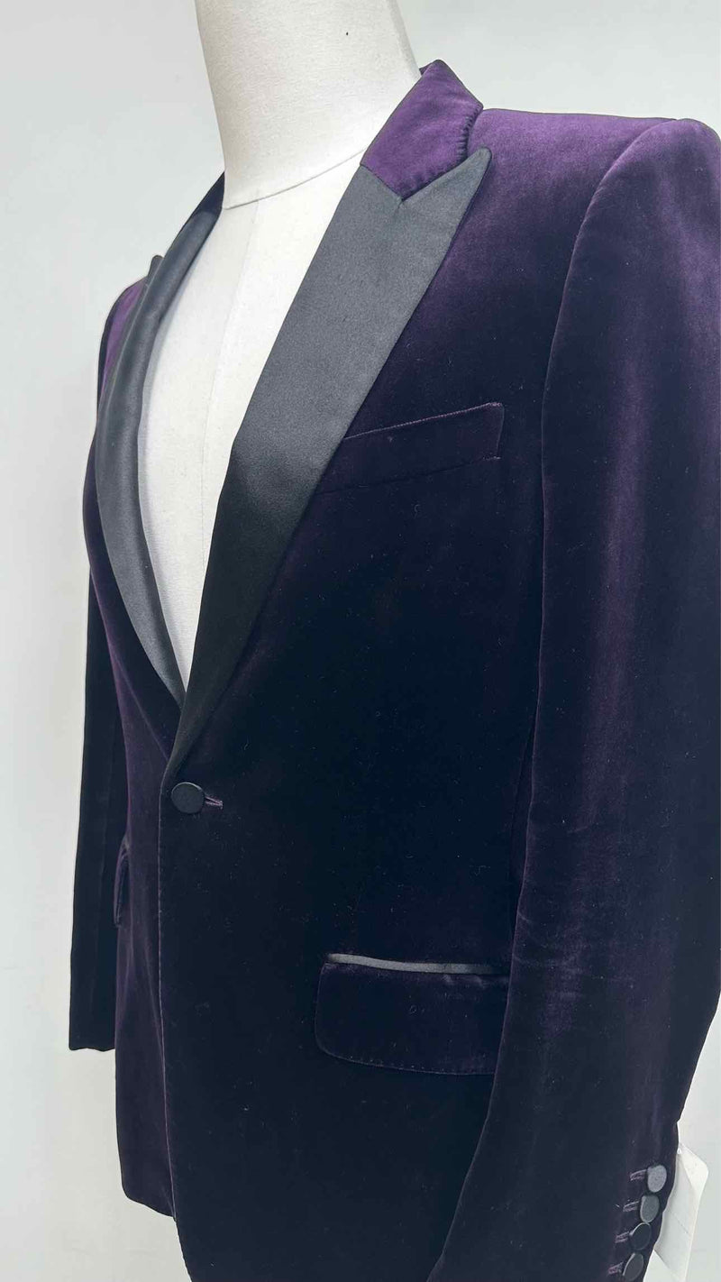 Burberry Prorsum Velvet Tuxedo Jacket