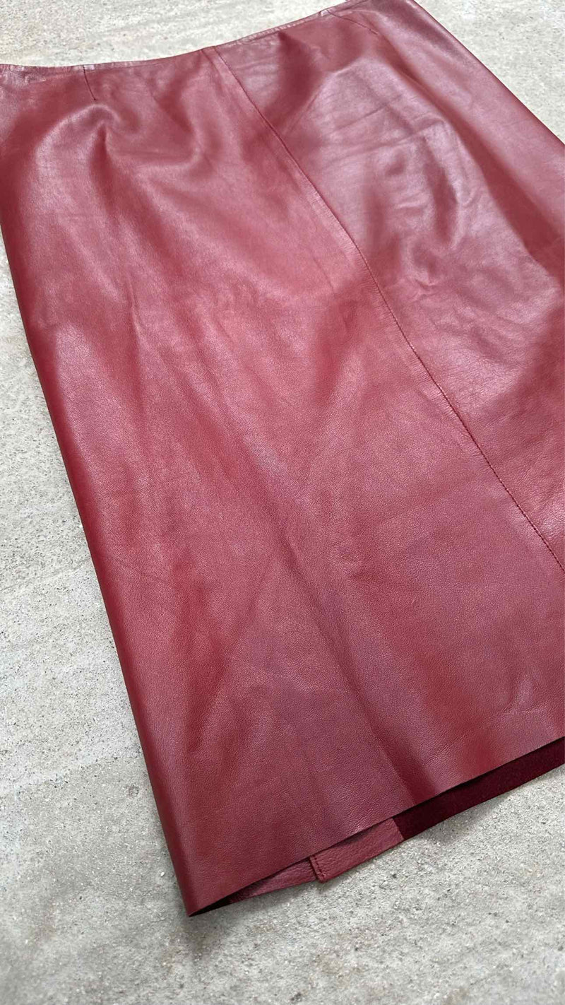 Gucci Leather Skirt