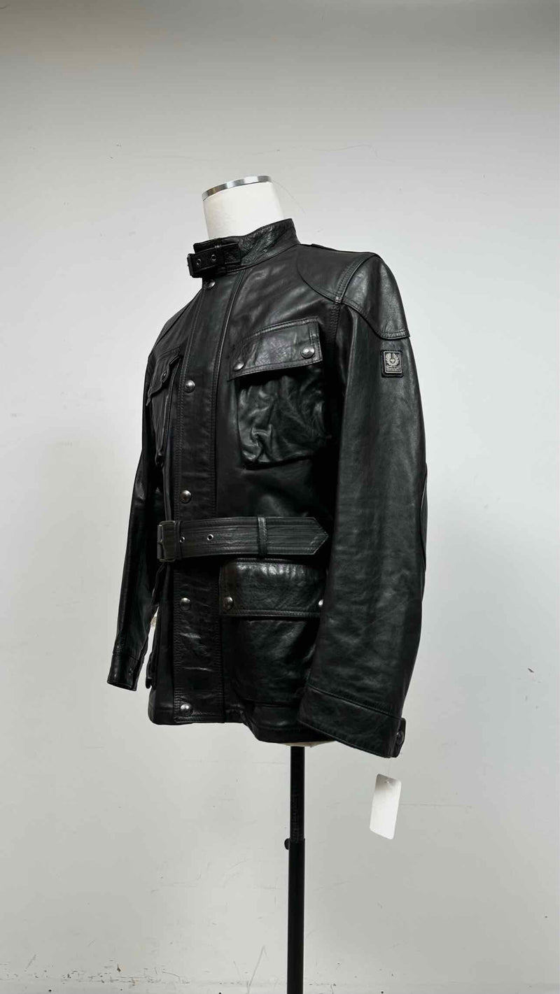 Belstaff Hand-waxed Trialmaster Panther Leather Jacket