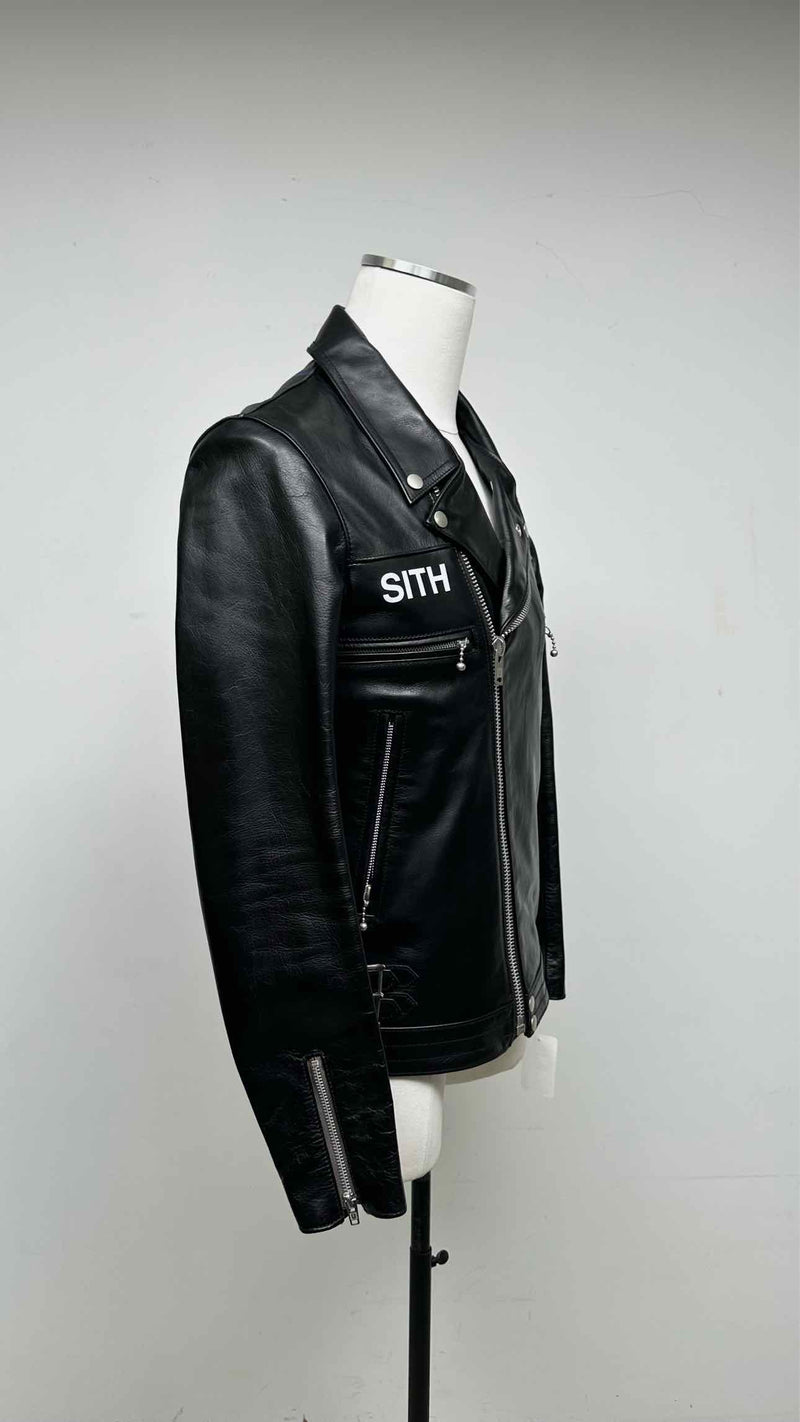 Undercover x Star Wars Sith Back-printed Leather Jacket