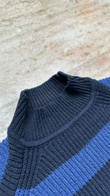 Jacquemus High-neck Rib Border Sweater