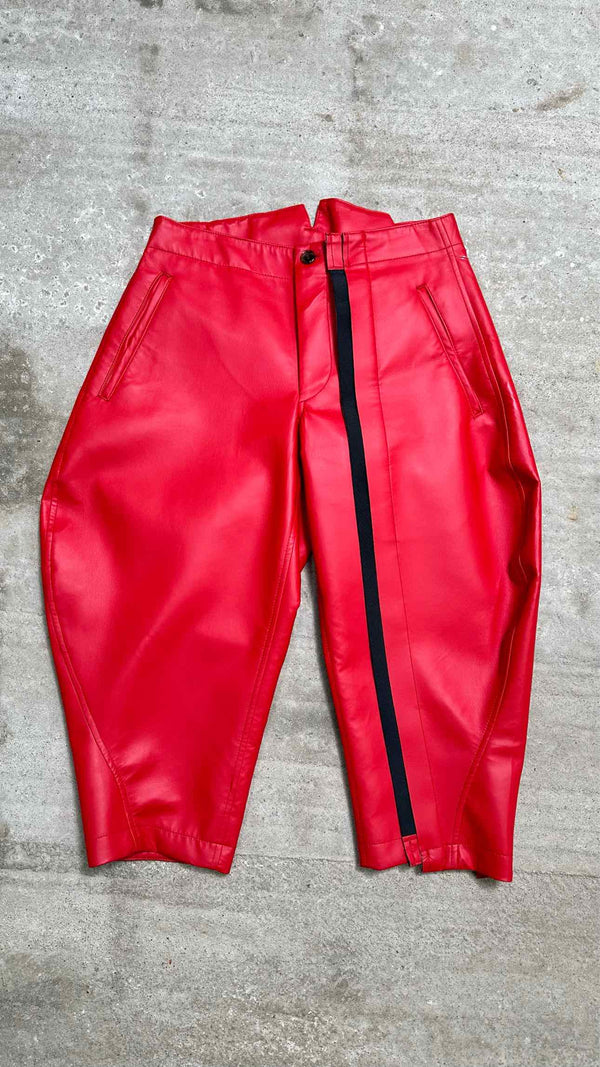 Comme Des Garçons Faux-Leather Docking Pants