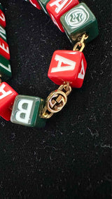 Gucci X Balenciaga Hacker Project Symbols Beaded Necklace