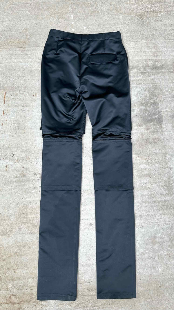 Raf Simons Satin Skinny Cargo Pants