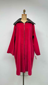 Jean Paul Gaultier Velvet Reversible High-neck Coat