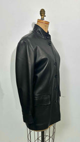 Loro Piana Short Leather Coat