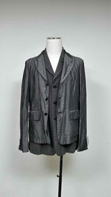 Black Comme Des Garçons Layered Jacket