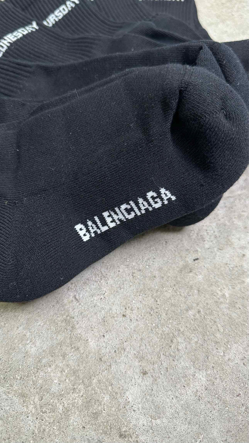 Balenciaga 7 Pairs Logo Socks