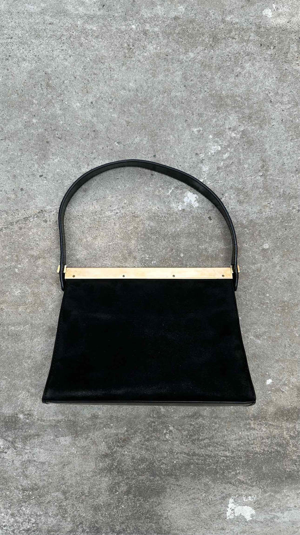 Gucci Suede Hand Bag