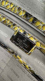 Giorgio Armani Python-embossed Bag