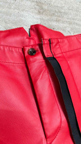 Comme Des Garçons Faux-Leather Docking Pants