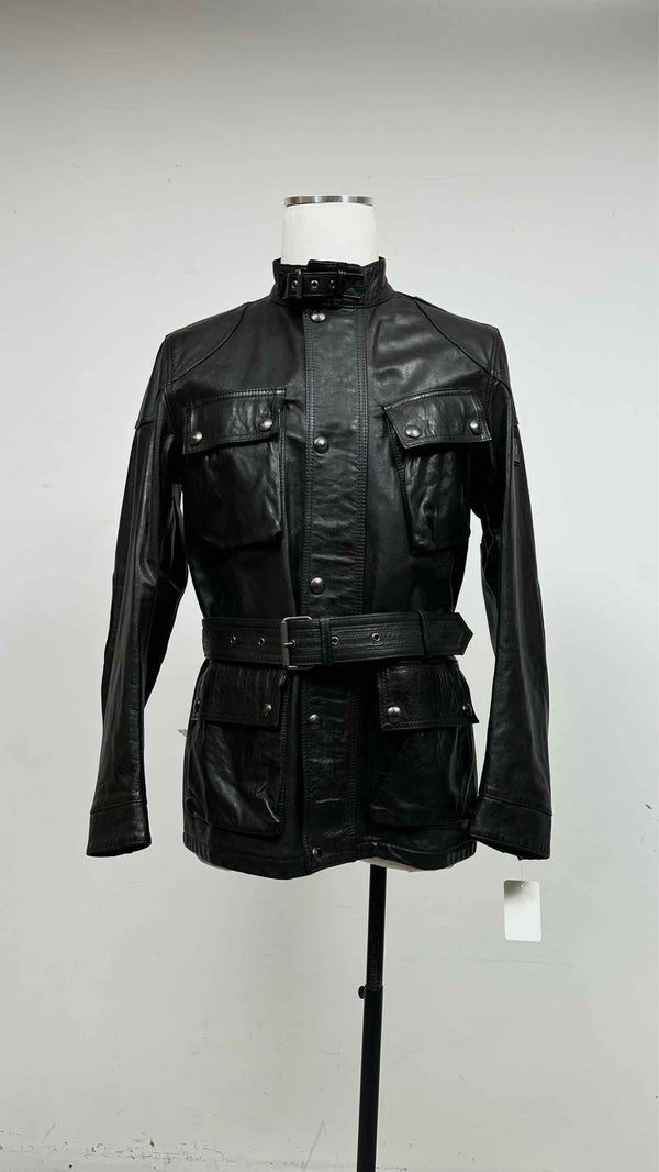 Belstaff Hand-waxed Trialmaster Panther Leather Jacket