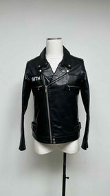 Undercover x Star Wars Sith Back-printed Leather Jacket