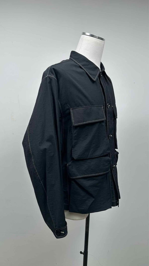 Lemaire Contrast-stitch Shirt Jacket