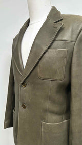 Fendi Leather Tailor Jacket