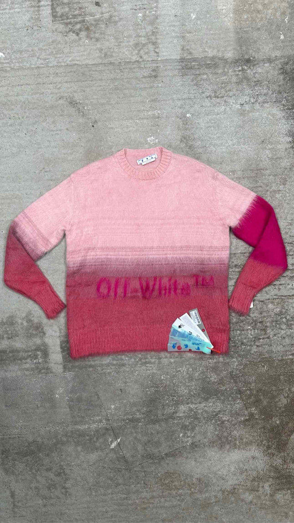 Off-White Mohair Logo Sweater