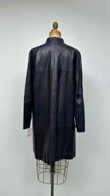 Giorgio Armani Leather Coat