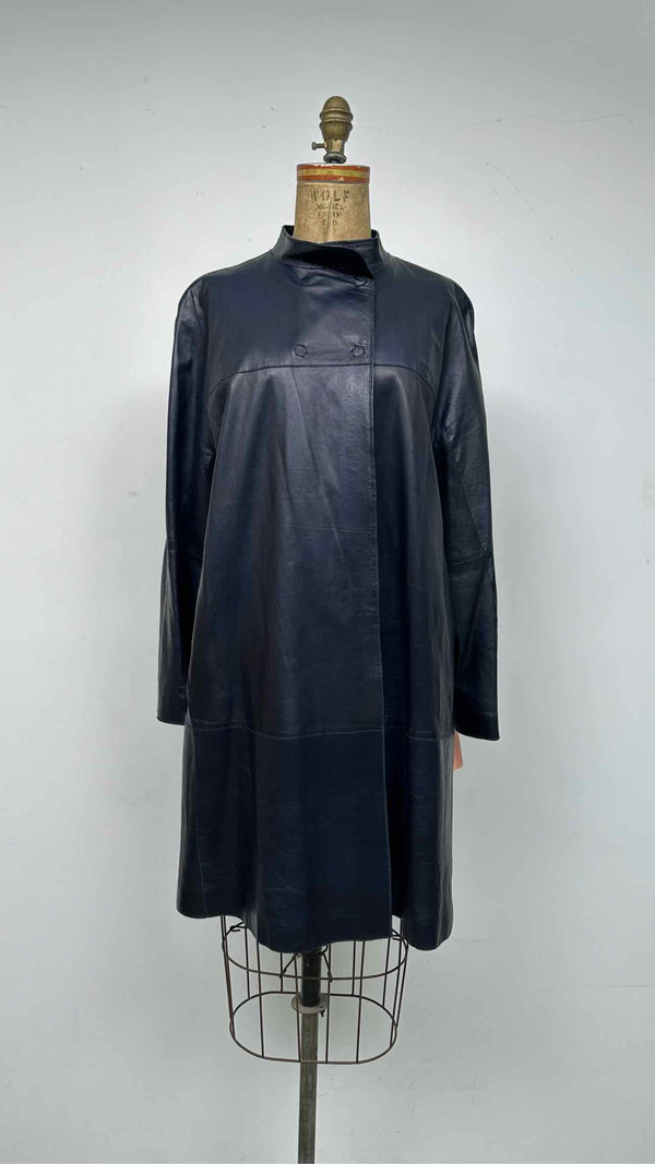 Giorgio Armani Leather Coat