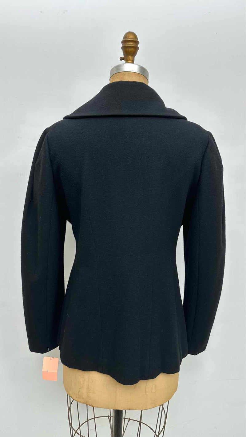 Yohji Yamamoto Double-breasted Puff-sleeve Coat