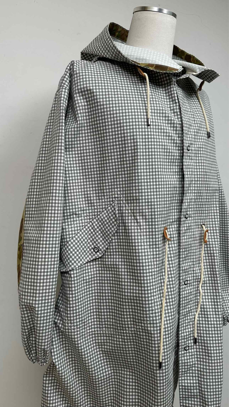 Junya Watanabe MAN Check Fishtail Coat