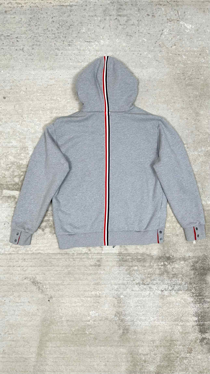 Thom Browne Zip-up Back Stripe Hoodie