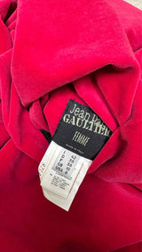 Jean Paul Gaultier Velvet Reversible High-neck Coat