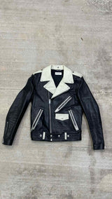 Saint Laurent Two-tone Leather Jacket