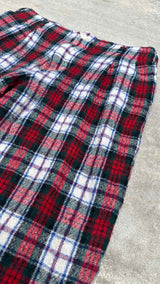 Comme Des Garçons Shirt Check Boiled Wool Pants