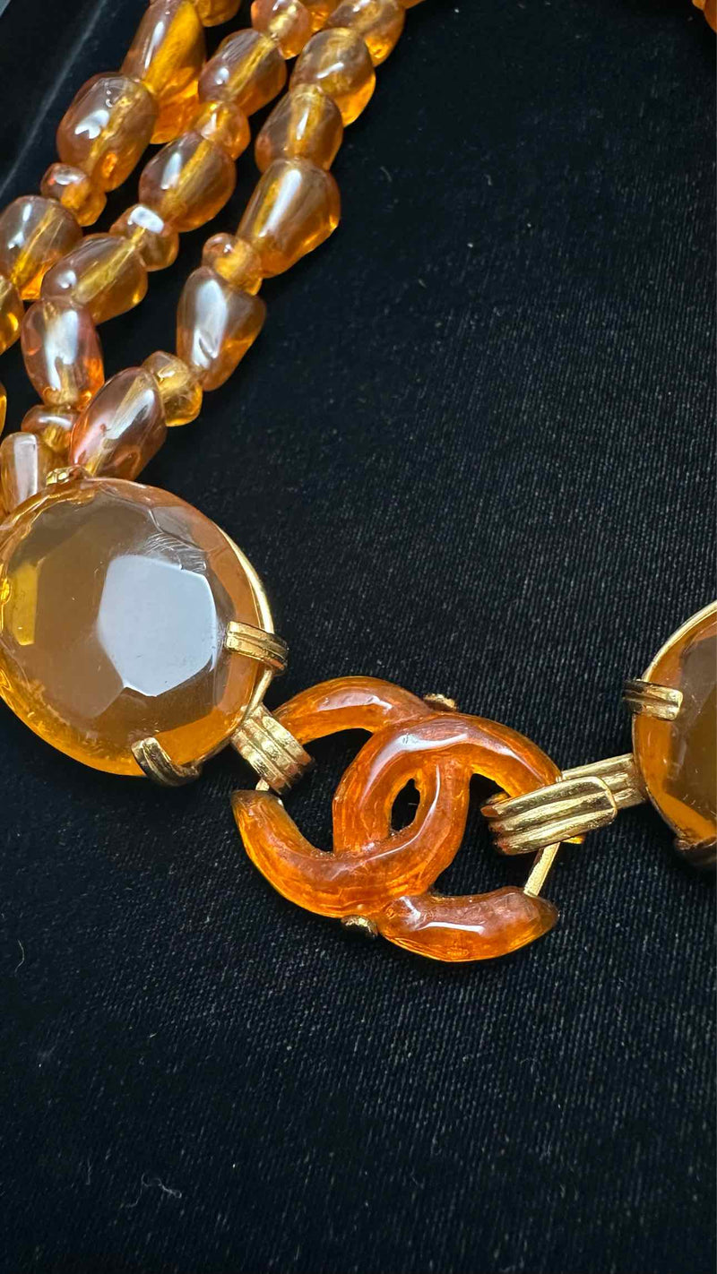 Chanel Amber-like Necklace