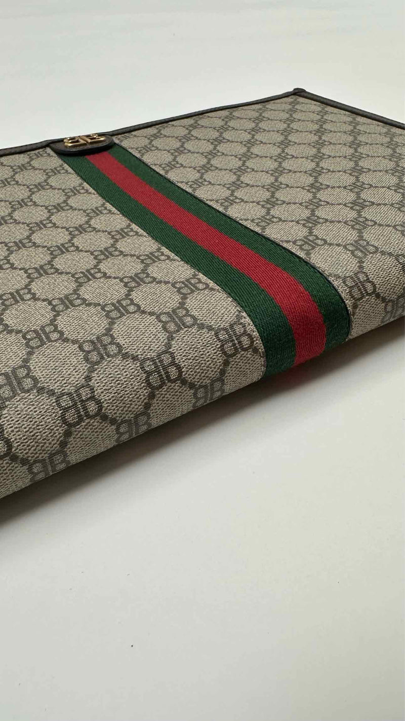 Balenciaga x Gucci Laptop Case Clutch Bag