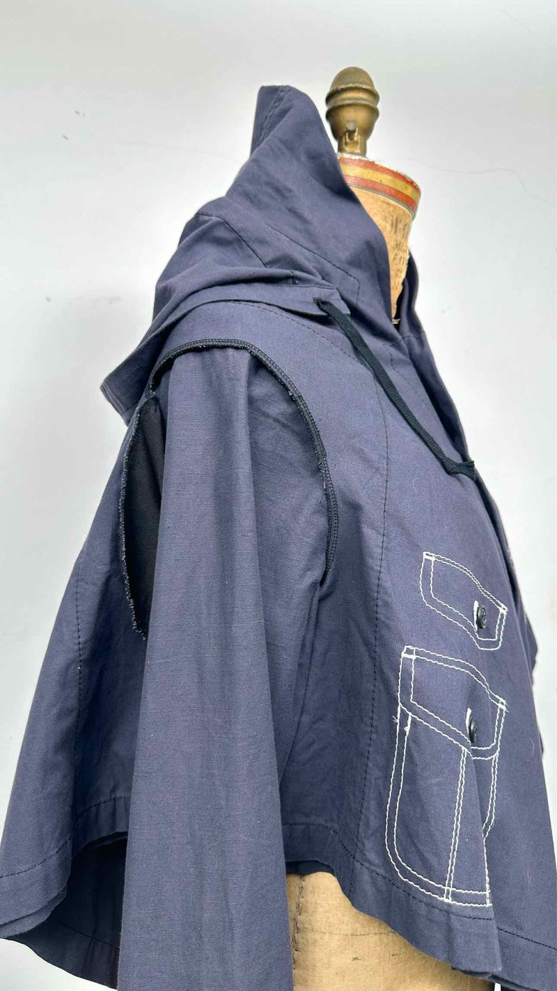 Comme Des Garçons Cropped Hooded Jacket