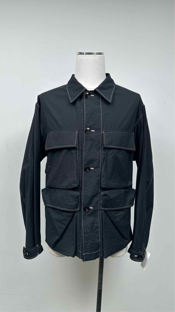 Lemaire Contrast-stitch Shirt Jacket