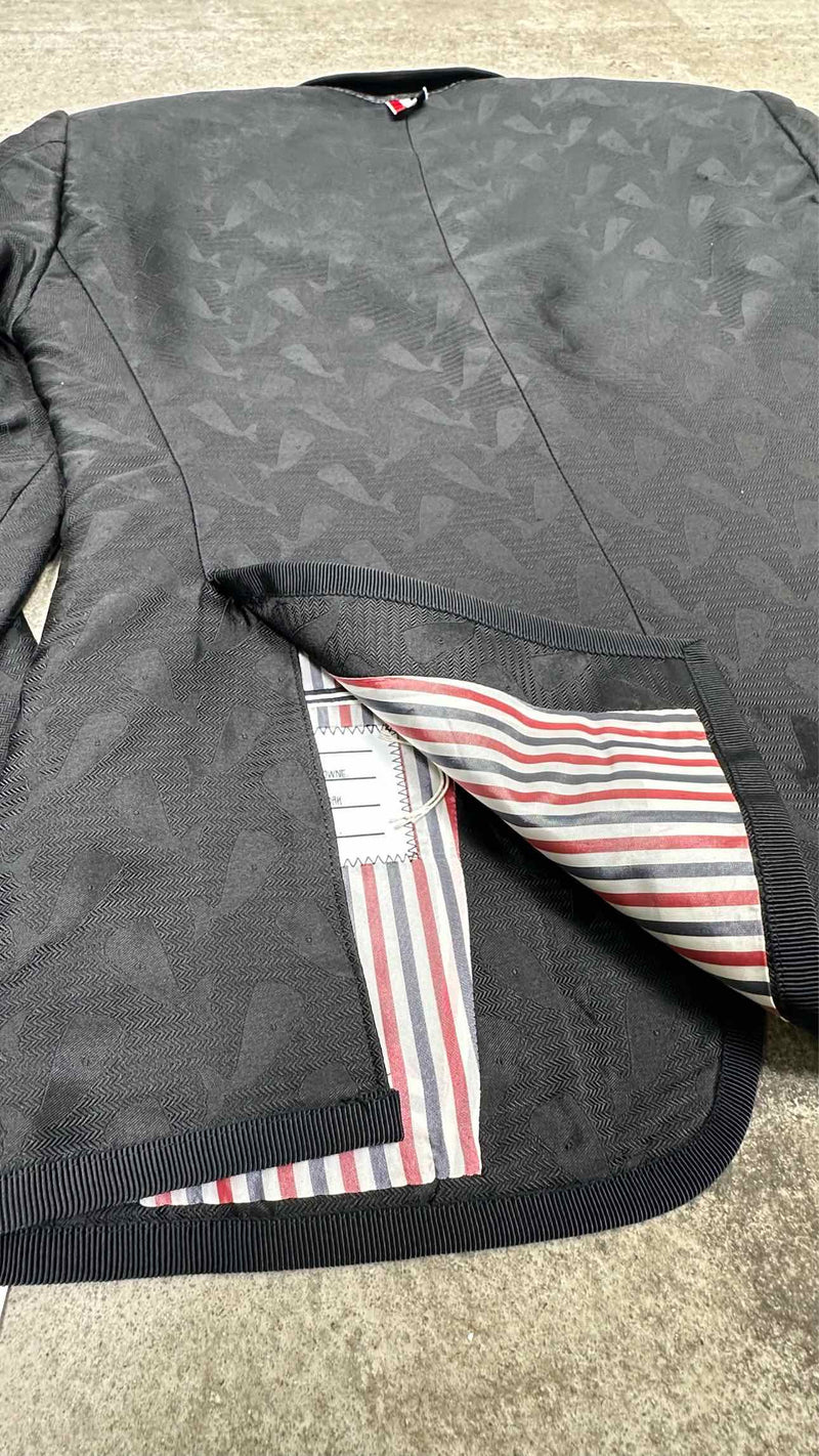 Thom Browne Whale Jacquard Jacket