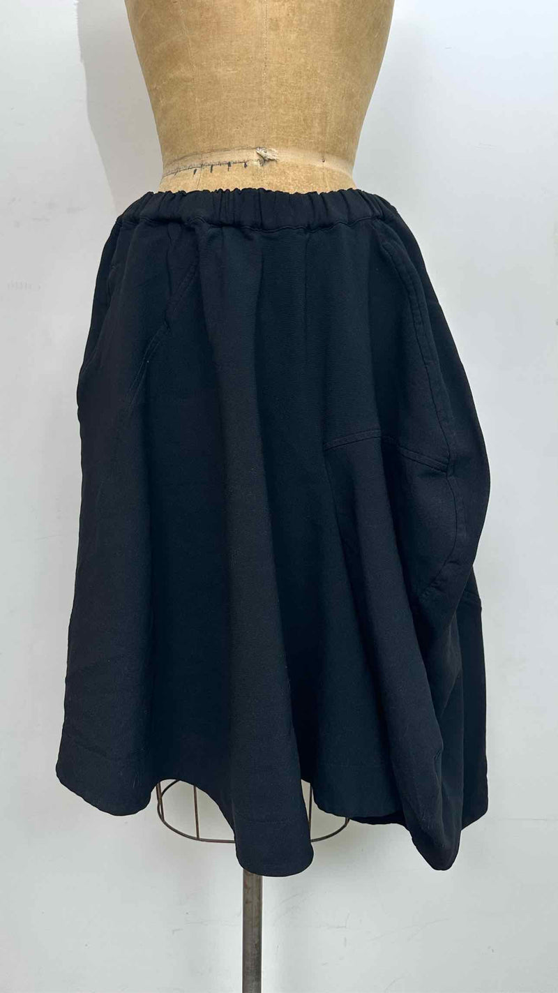 Comme Des Garçons Detailed Cropped Easy Wide Pants