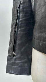 Rick Owens Zip-up Leather Jacket