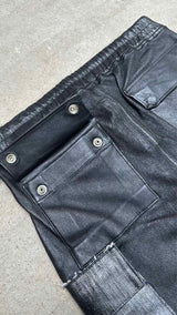 Rick Owens Patched Leather Pants