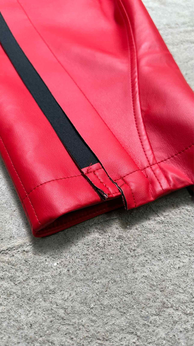 Comme Des Garçons Faux-Leather Docking Pants