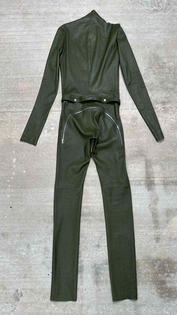 Rick Owens L/S Leather Jump Suits