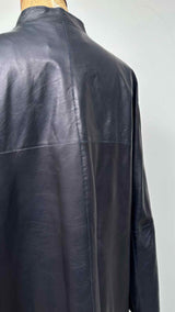 Giorgio Armani Leather Coat