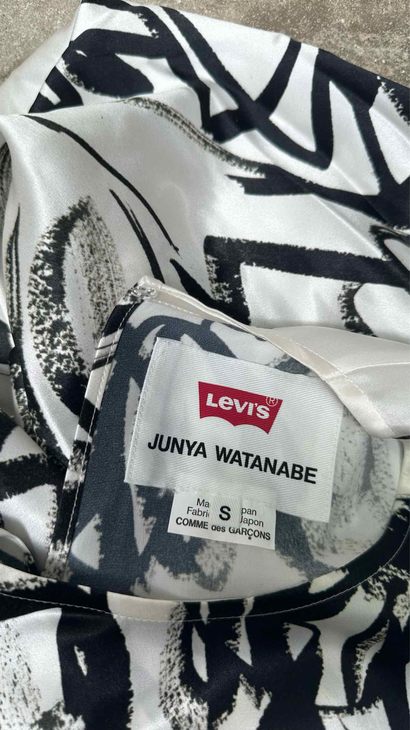 Junya Watanabe X Levi's  N/S Printed Denim-attached Dress