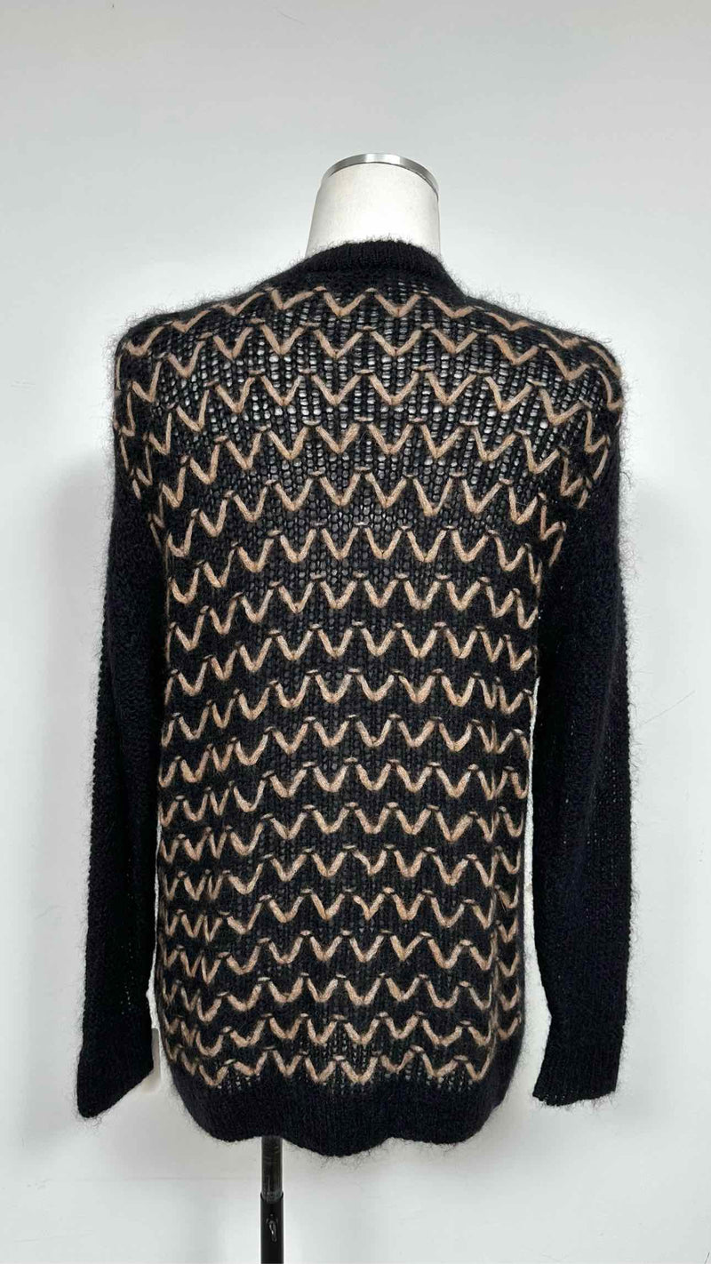 Simone Rocha  Oversized Zig-zag Mohair Cardigan